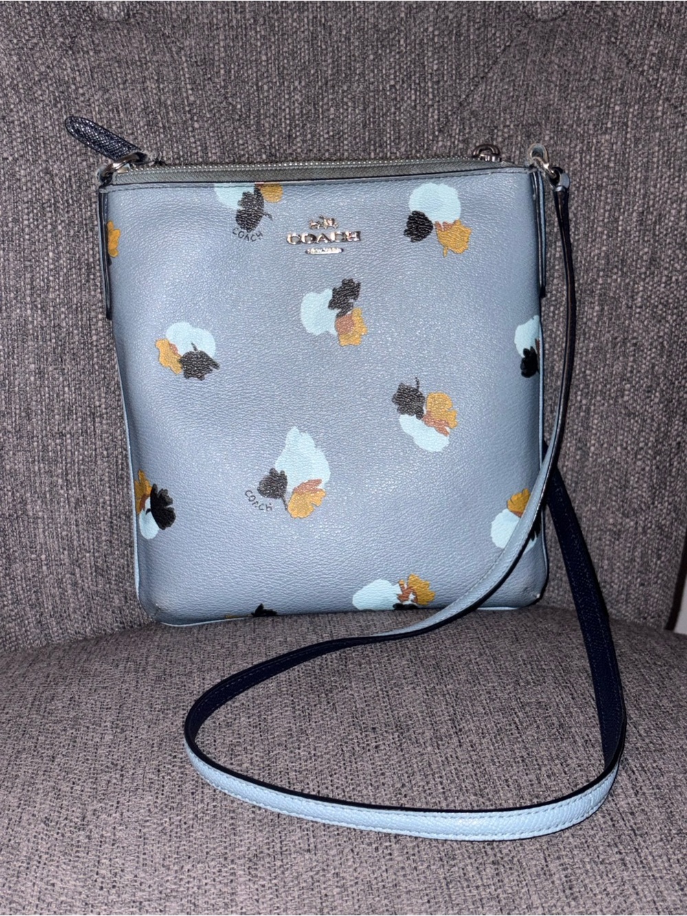 Coach Floral Print Crossbody Bag